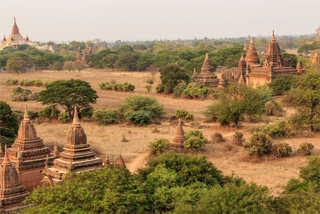 Myanmar, Die antike Stadt Bagan 