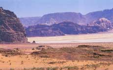 Wadi Rum, Blick in die Wste