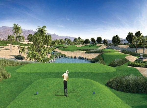 Der neue Golfplatz Ayla in Aqaba