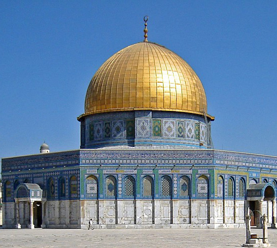 Blick auf dem Tempel von Jerusalem