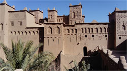 Eine Kasbah in Marokko
