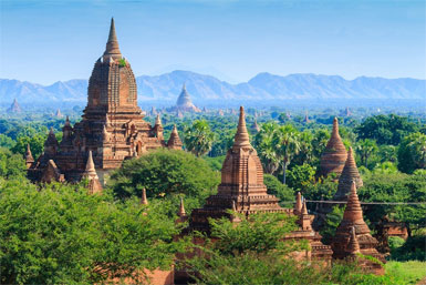 Myanmar Pagode in Bagan