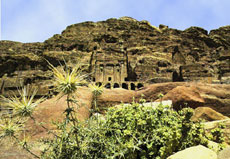 Das Urnengrab in der Felsenstadt Petra